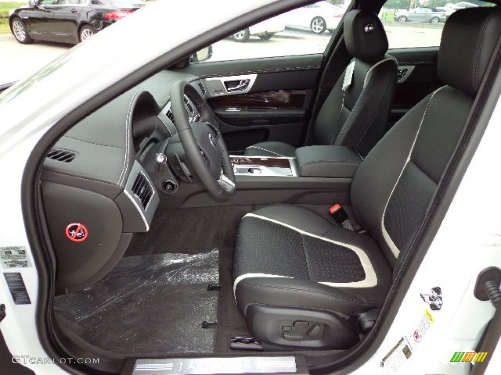 Warm Charcoal Interior 2013 Jaguar XF 3.0 AWD Photo #81774033