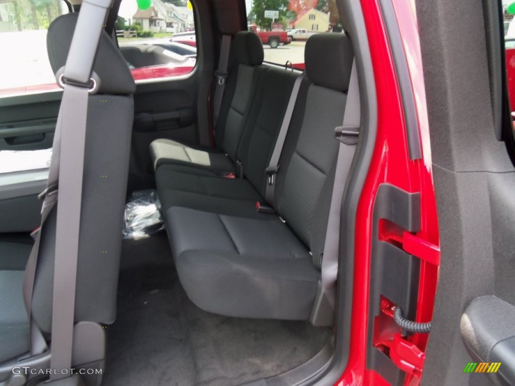 Ebony Interior 2013 Chevrolet Silverado 1500 LT Extended Cab 4x4 Photo #81774207