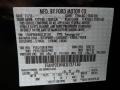 UH: Tuxedo Black Metallic 2012 Ford Taurus SEL Color Code