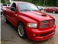 Flame Red 2005 Dodge Ram 1500 SRT-10 Regular Cab Exterior