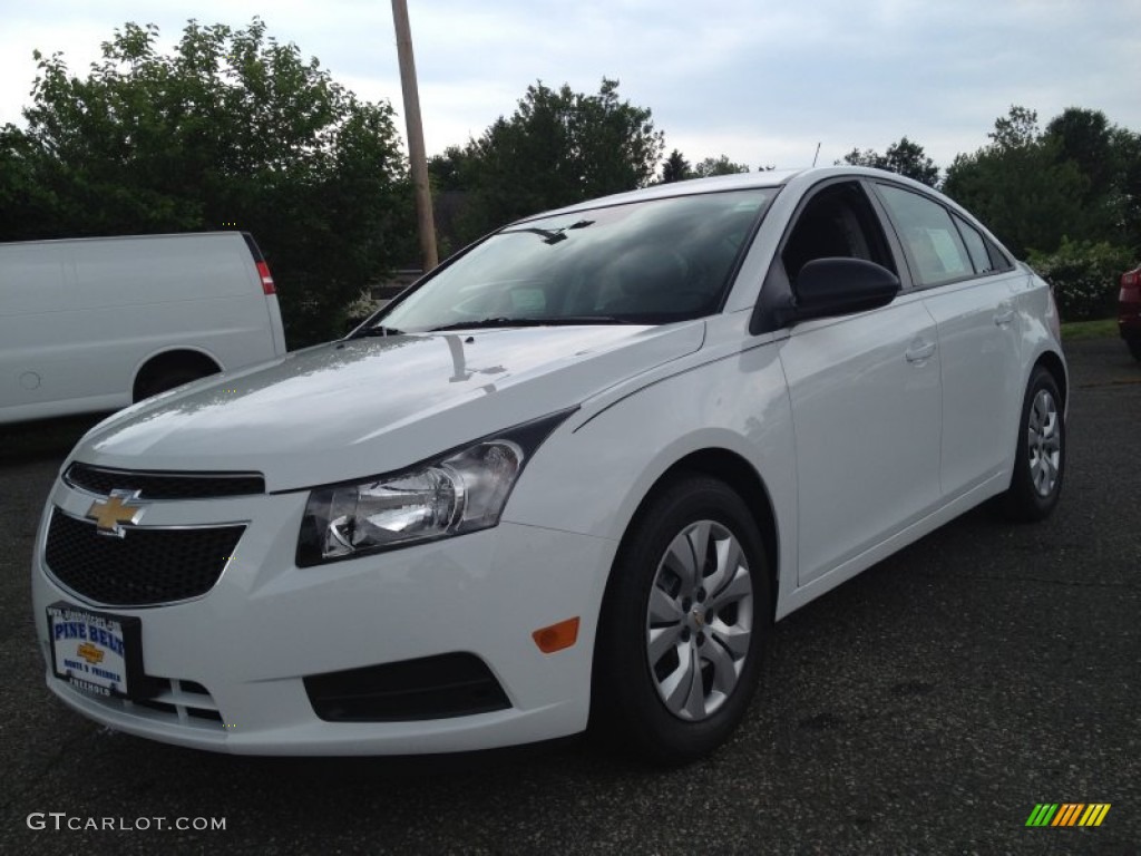 2013 Cruze LS - Summit White / Jet Black/Medium Titanium photo #1