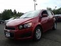 2013 Crystal Red Tintcoat Chevrolet Sonic LT Hatch  photo #1