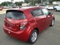 2013 Crystal Red Tintcoat Chevrolet Sonic LT Hatch  photo #2