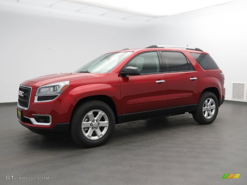 Crystal Red Tintcoat GMC Acadia