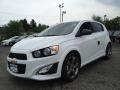 2013 Summit White Chevrolet Sonic RS Hatch  photo #1