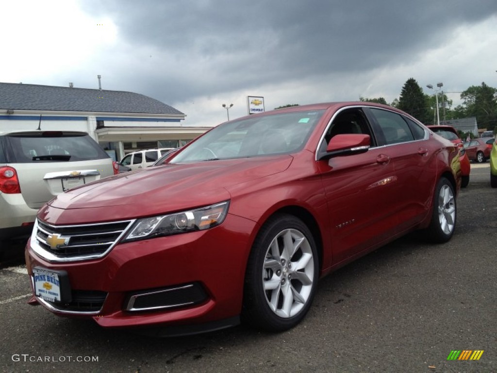 2014 Impala LT - Crystal Red Tintcoat / Jet Black/Brownstone photo #1