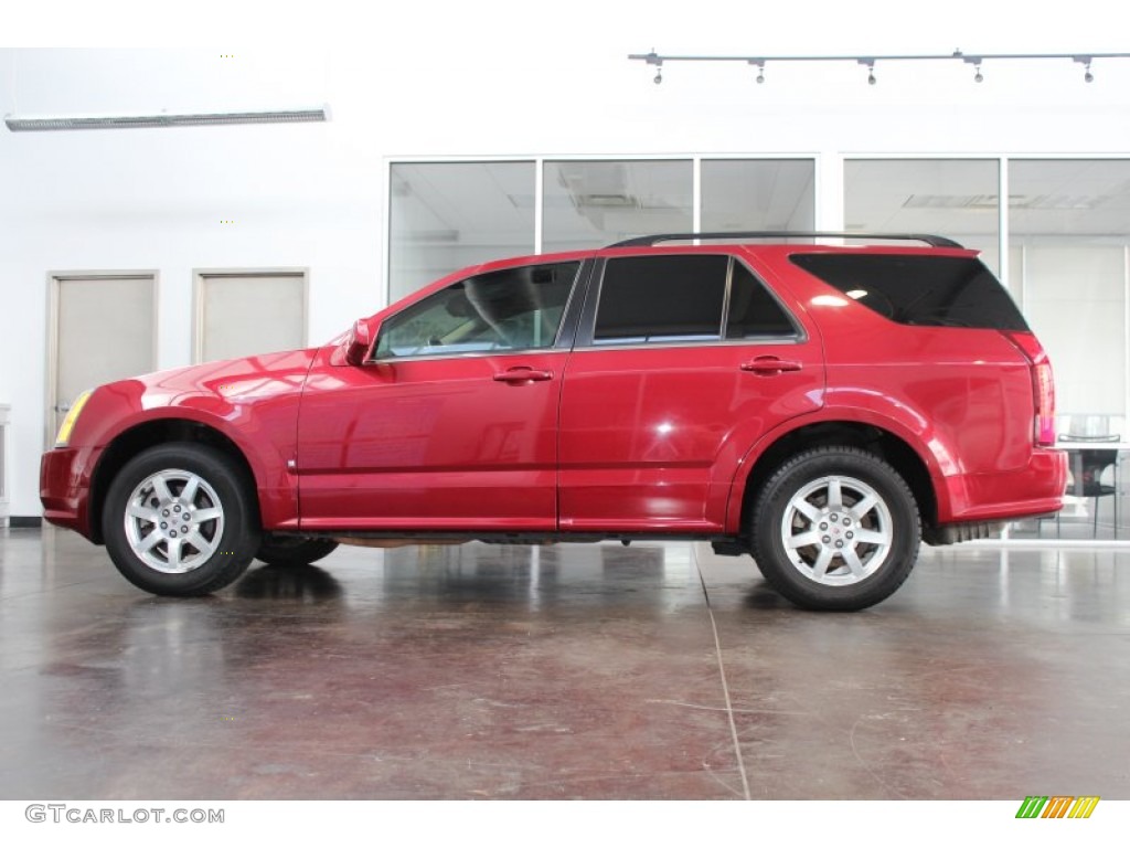 2008 SRX 4 V6 AWD - Crystal Red / Cashmere/Cocoa photo #6