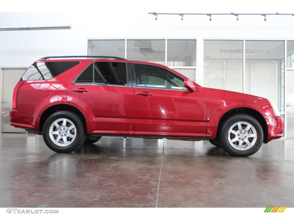 2008 SRX 4 V6 AWD - Crystal Red / Cashmere/Cocoa photo #7