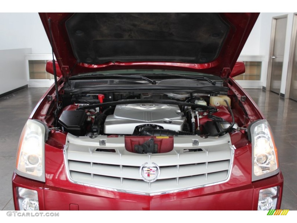 2008 SRX 4 V6 AWD - Crystal Red / Cashmere/Cocoa photo #11