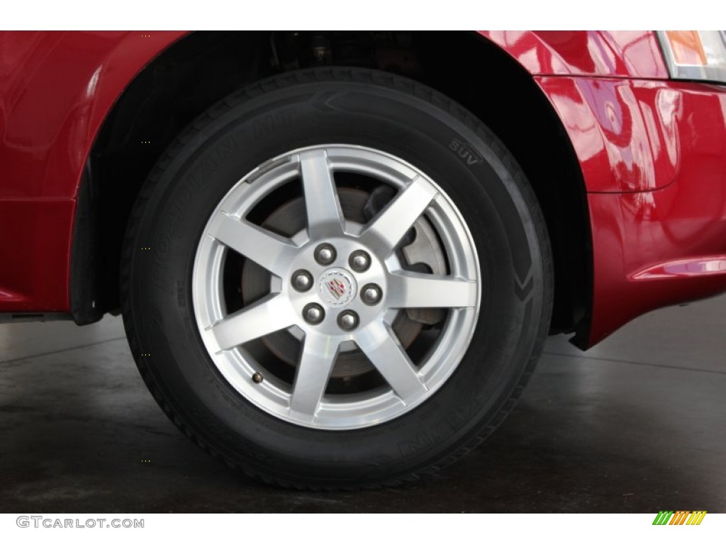 2008 SRX 4 V6 AWD - Crystal Red / Cashmere/Cocoa photo #13