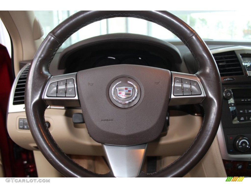 2008 SRX 4 V6 AWD - Crystal Red / Cashmere/Cocoa photo #16