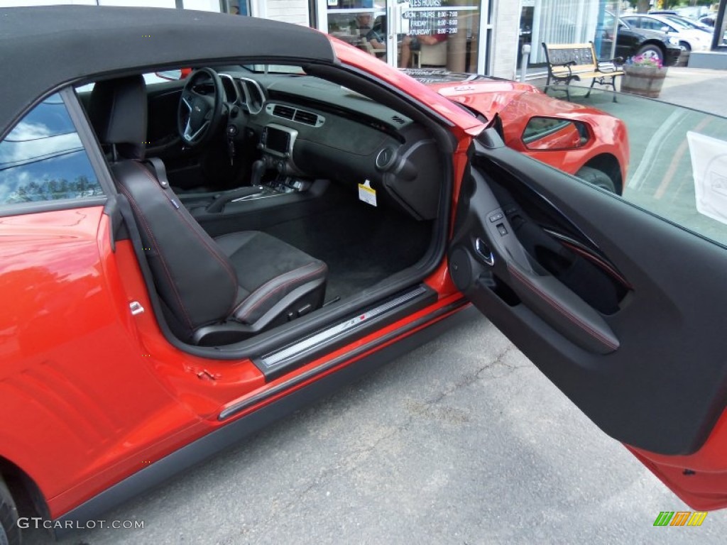 2013 Camaro ZL1 Convertible - Inferno Orange Metallic / Black photo #12