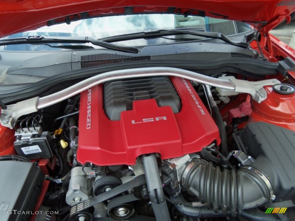 2013 Chevrolet Camaro ZL1 Convertible 6.2 Liter Eaton Supercharged OHV 16-Valve LSA V8 Engine Photo #81777150