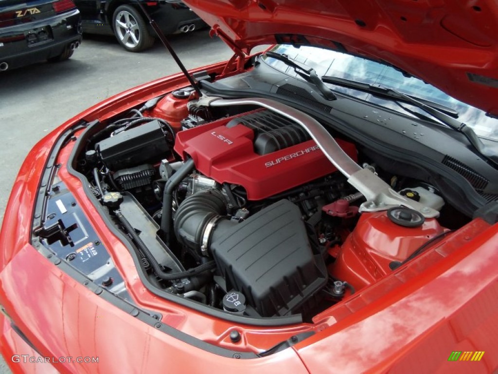 2013 Chevrolet Camaro ZL1 Convertible 6.2 Liter Eaton Supercharged OHV 16-Valve LSA V8 Engine Photo #81777174