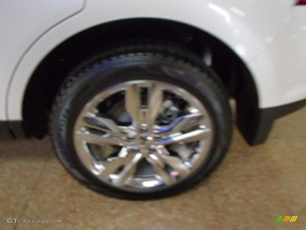 2013 Edge SEL AWD - White Platinum Tri-Coat / Charcoal Black photo #8