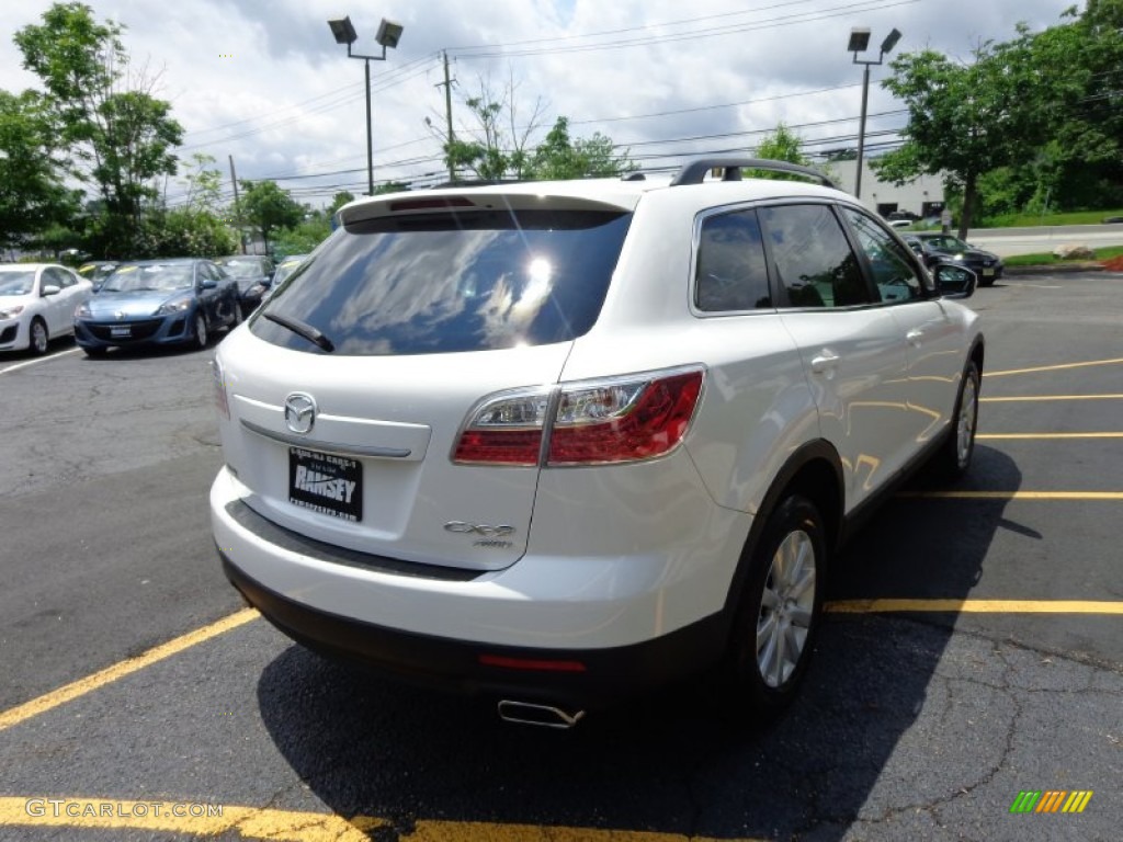 2010 CX-9 Touring AWD - Crystal White Pearl Mica / Sand photo #5
