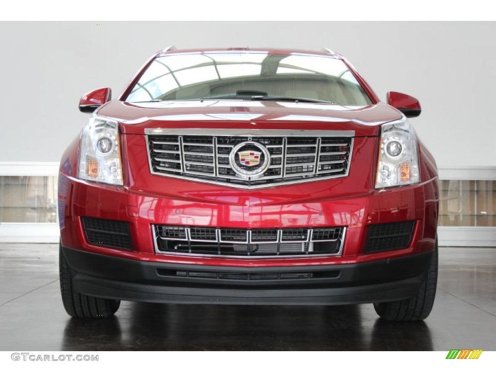 2013 SRX Luxury FWD - Crystal Red Tintcoat / Shale/Brownstone photo #8
