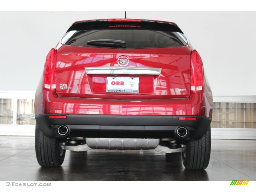 2013 SRX Luxury FWD - Crystal Red Tintcoat / Shale/Brownstone photo #9