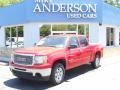 2010 Fire Red GMC Sierra 1500 SLE Crew Cab 4x4  photo #3