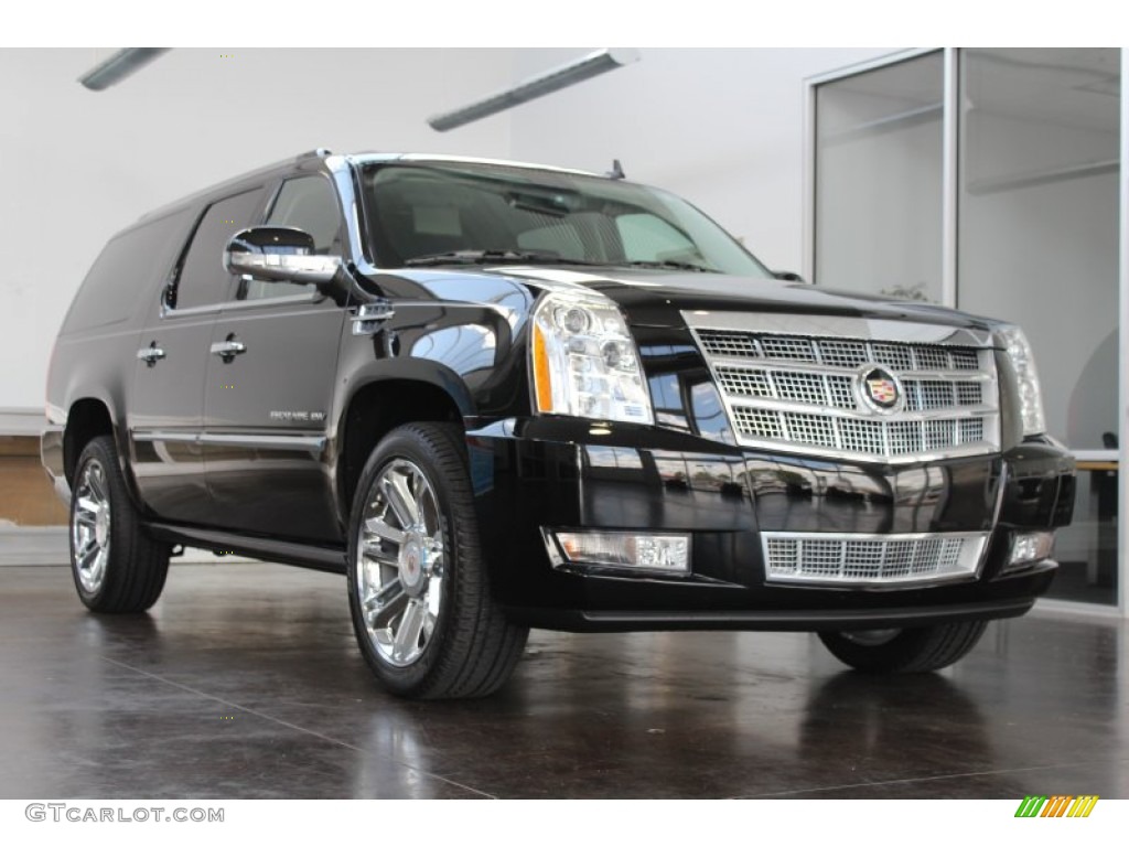 Black Raven 2013 Cadillac Escalade ESV Platinum Exterior Photo #81780114