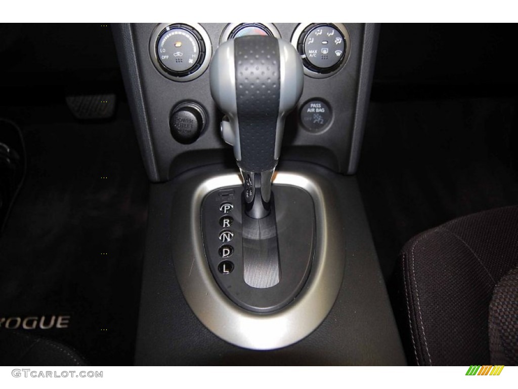 2011 Rogue SV - Frosted Steel Metallic / Black photo #21