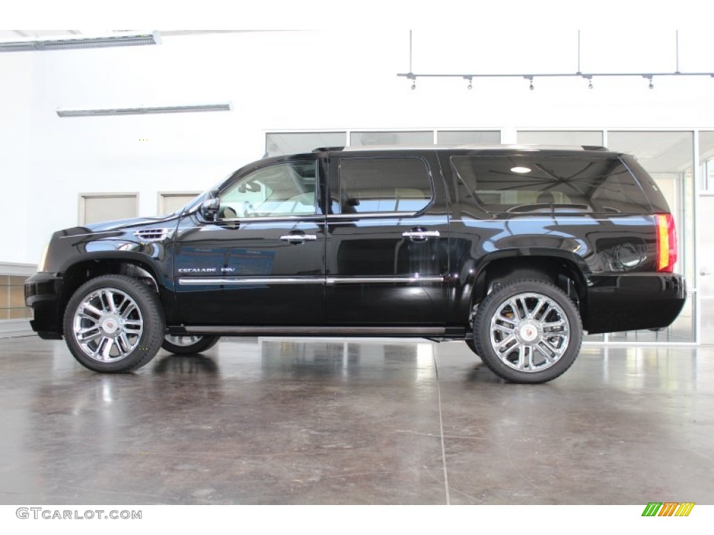 Black Raven 2013 Cadillac Escalade ESV Platinum Exterior Photo #81780195