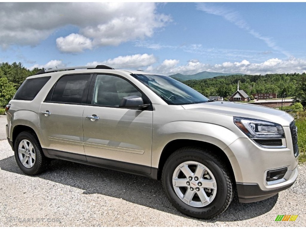 2013 Acadia SLE AWD - Champagne Silver Metallic / Ebony photo #4