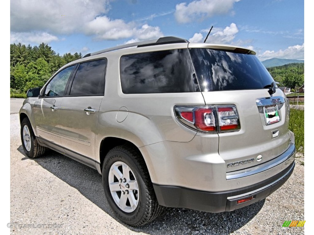 2013 Acadia SLE AWD - Champagne Silver Metallic / Ebony photo #9