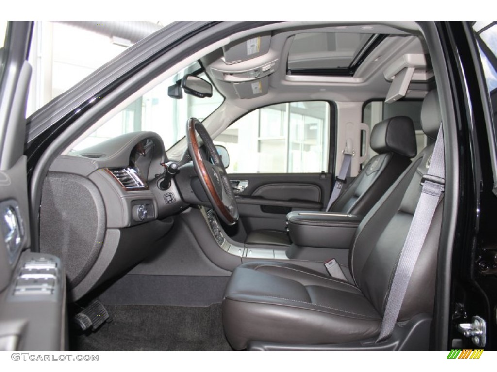 Ebony Interior 2013 Cadillac Escalade ESV Platinum Photo #81780519