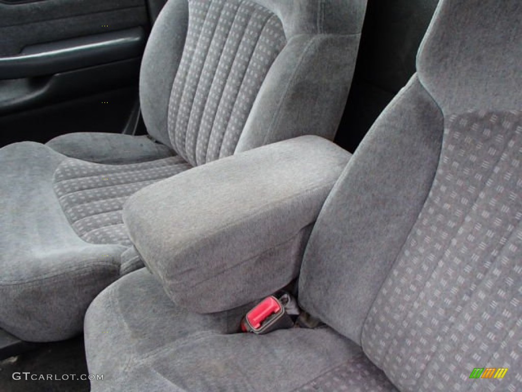 1998 S10 LS Regular Cab - Emerald Green Metallic / Gray photo #14