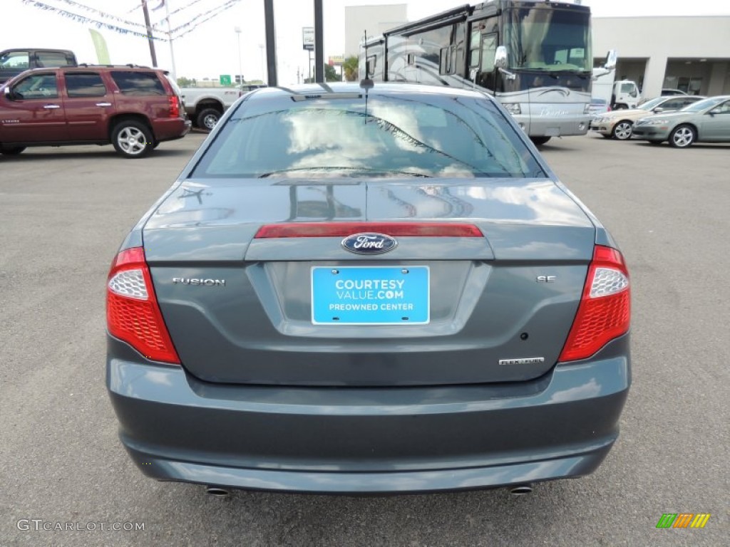 2011 Fusion SE V6 - Steel Blue Metallic / Charcoal Black photo #3