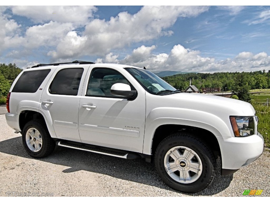 Summit White 2013 Chevrolet Tahoe LT 4x4 Exterior Photo #81781703