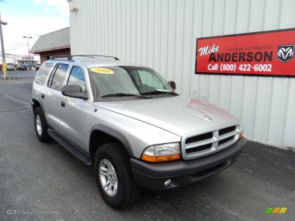 Bright Silver Metallic Dodge Durango