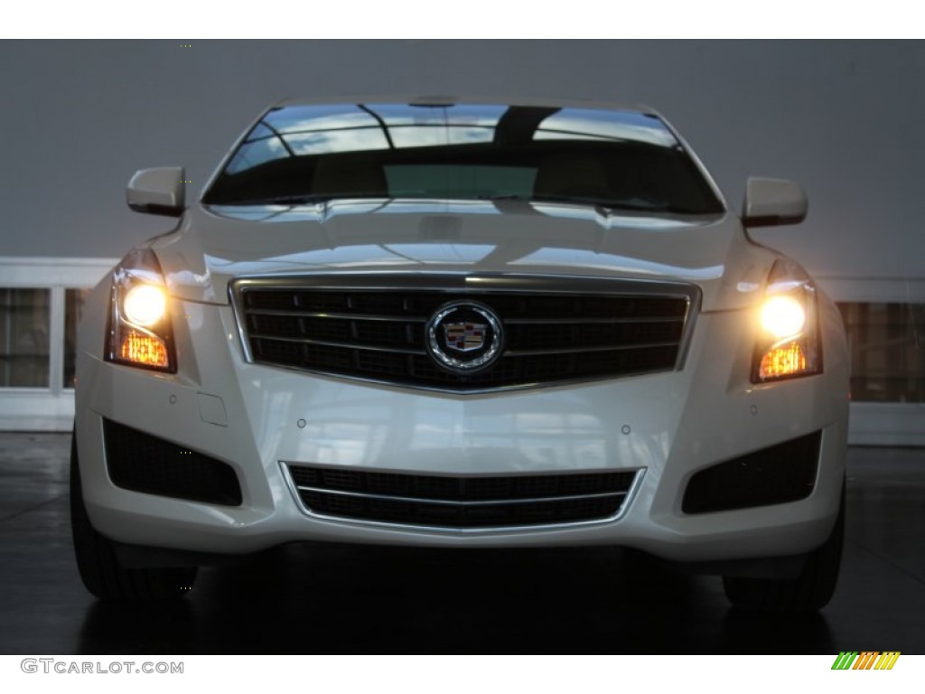 2013 ATS 3.6L Luxury - White Diamond Tricoat / Caramel/Jet Black Accents photo #8