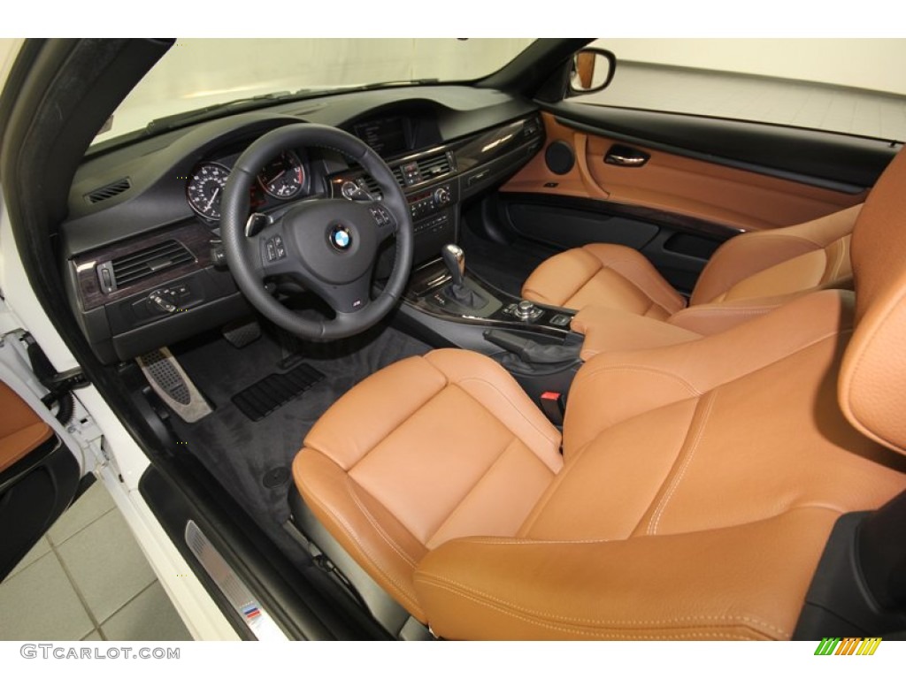 2013 3 Series 335i Convertible - Alpine White / Saddle Brown photo #13