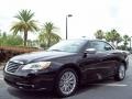 Black 2011 Chrysler 200 Limited Convertible Exterior