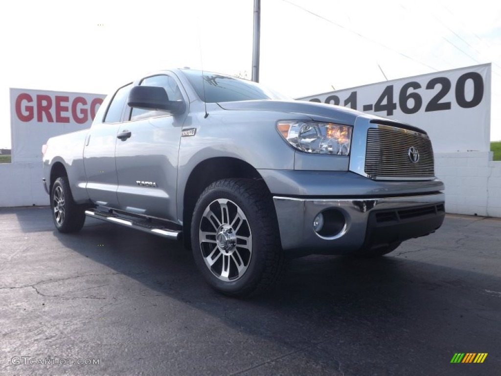 2013 Tundra TSS Double Cab 4x4 - Silver Sky Metallic / Black photo #1