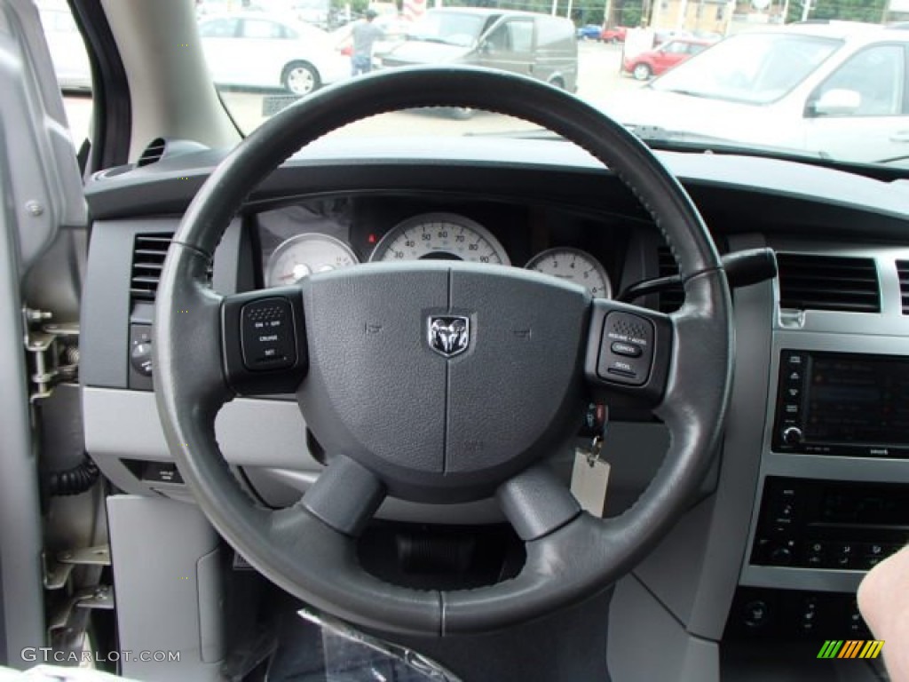 2008 Durango Limited 4x4 - Bright Silver Metallic / Dark/Light Slate Gray photo #18