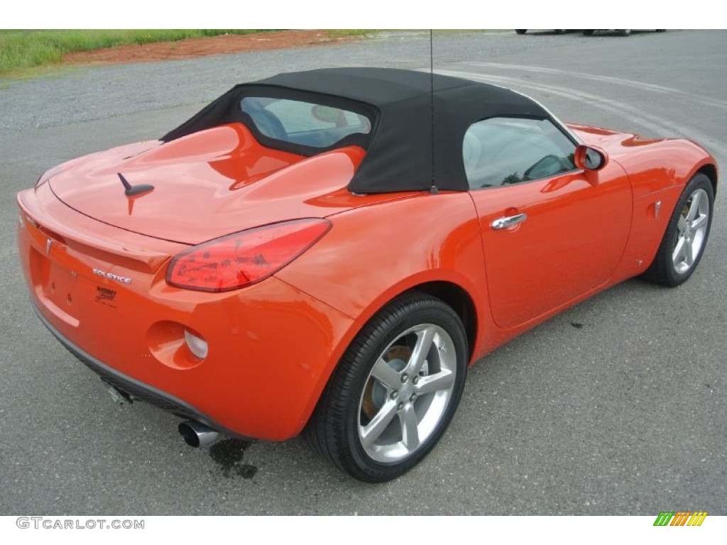 Brazen Orange 2009 Pontiac Solstice Roadster Exterior Photo #81783696