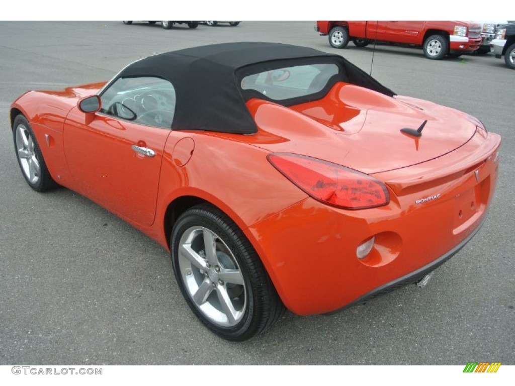 2009 Solstice Roadster - Brazen Orange / Ebony photo #5