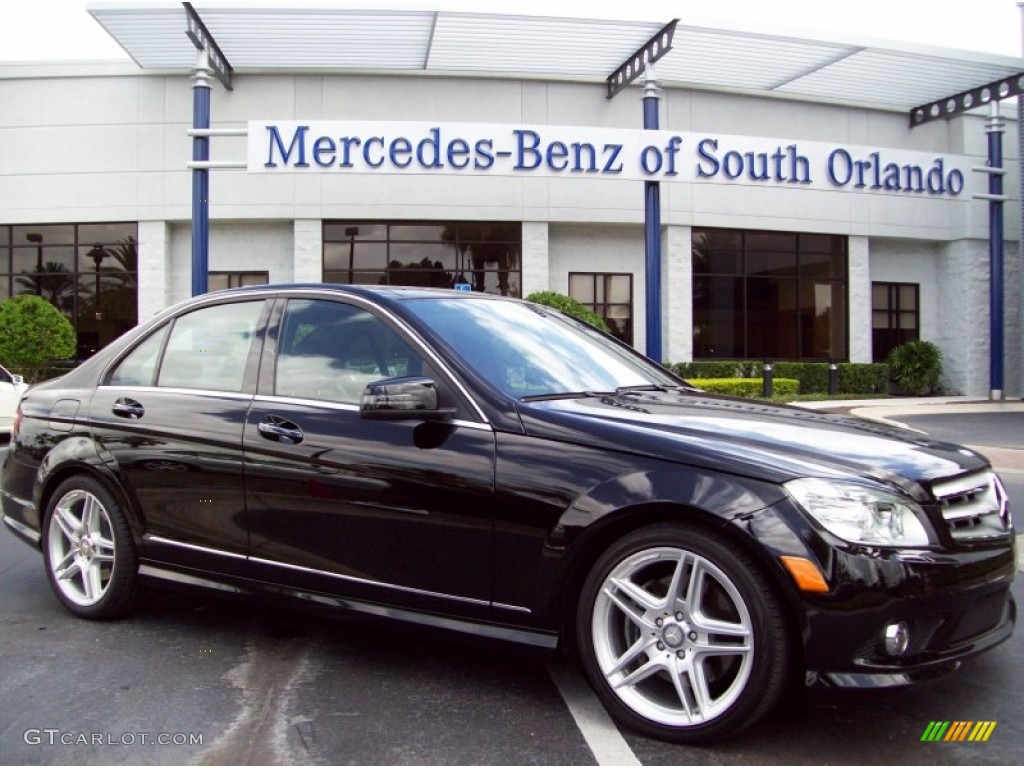 2010 C 350 Sport - Black / Black photo #1