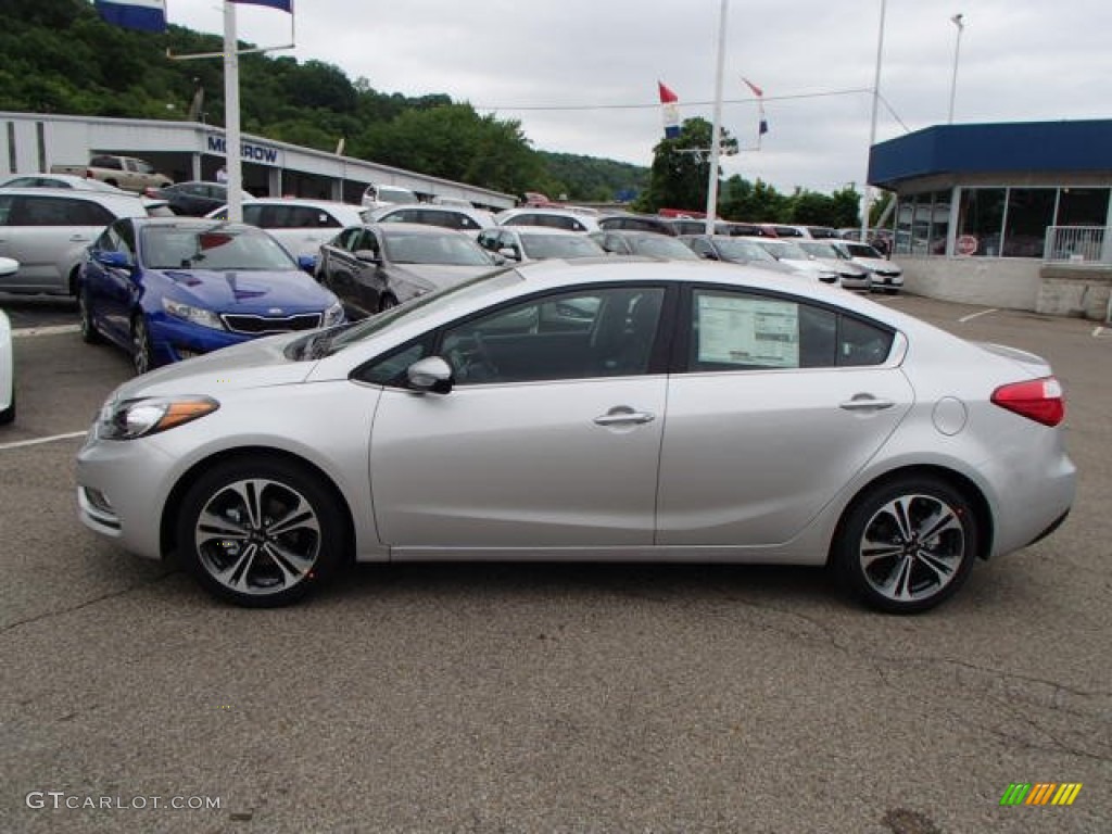 Bright Silver 2014 Kia Forte EX Exterior Photo #81784154