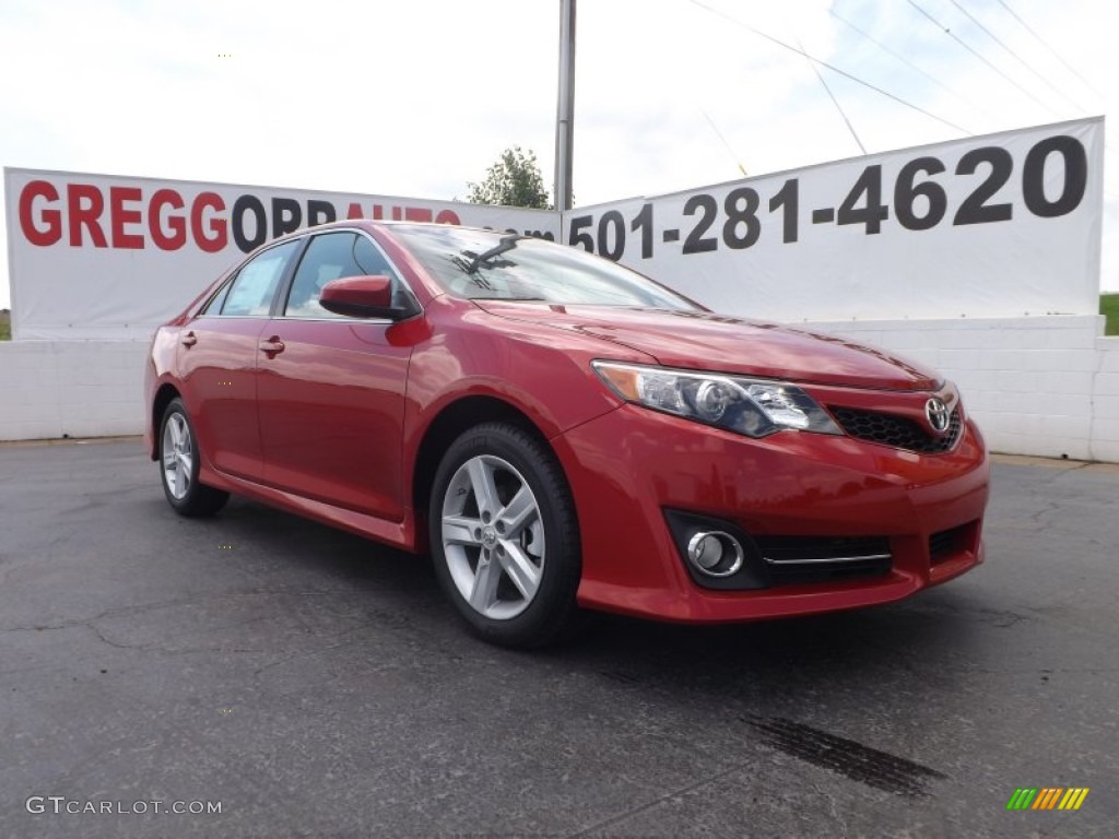 2013 Camry SE - Barcelona Red Metallic / Black photo #1
