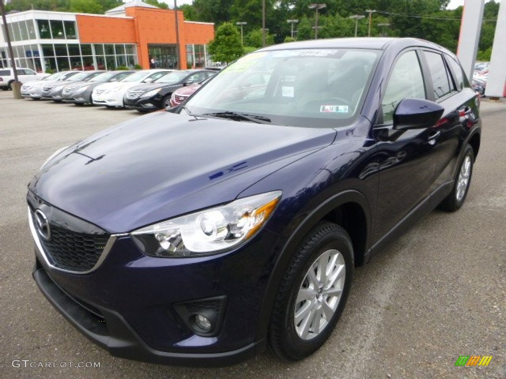 2013 CX-5 Touring AWD - Stormy Blue Mica / Sand photo #6