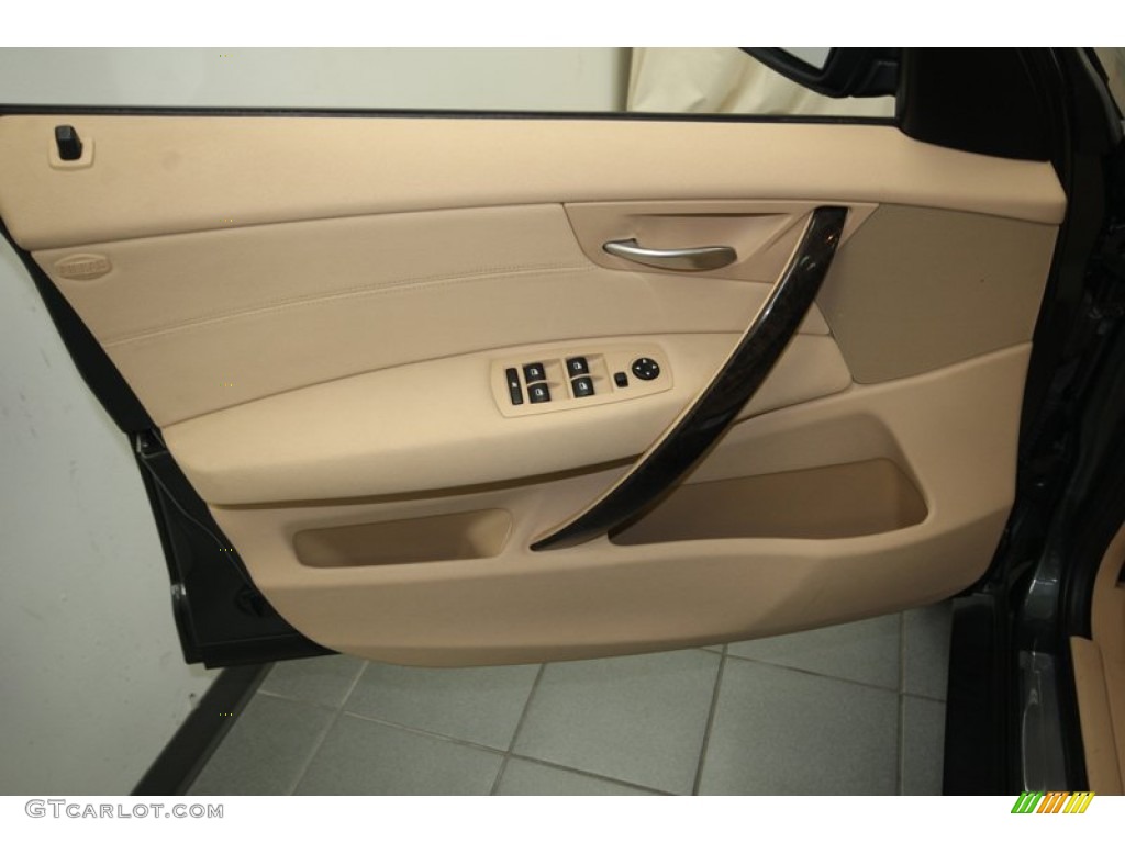 2007 X3 3.0si - Highland Green Metallic / Sand Beige photo #14
