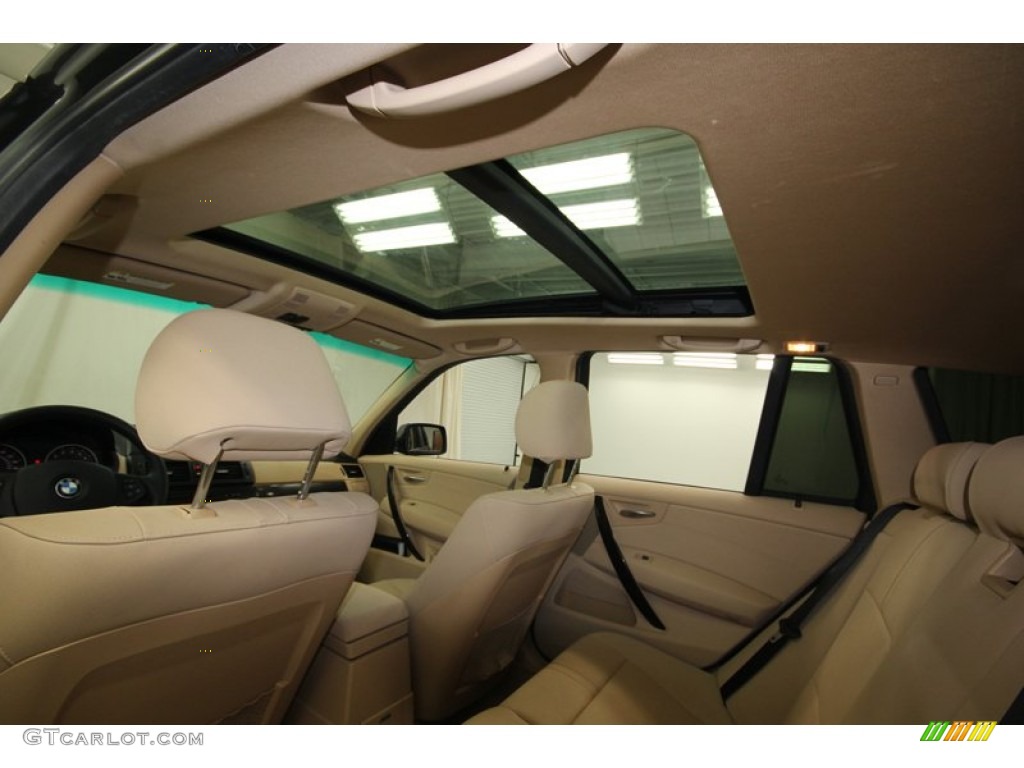 2007 X3 3.0si - Highland Green Metallic / Sand Beige photo #24