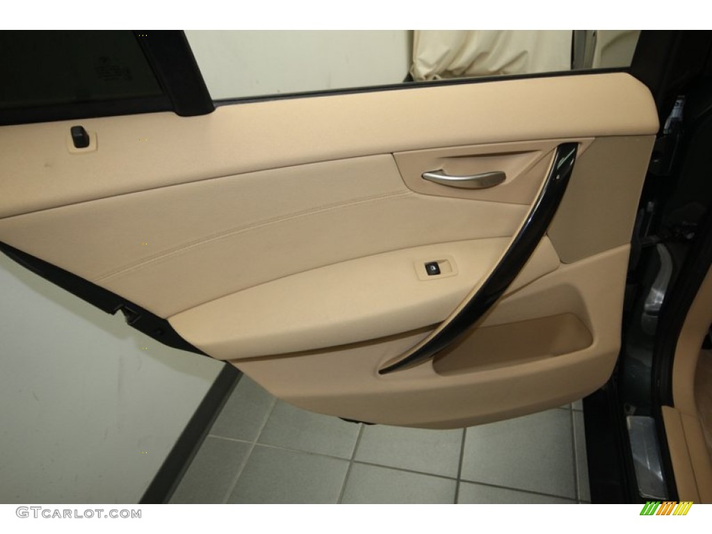 2007 X3 3.0si - Highland Green Metallic / Sand Beige photo #26
