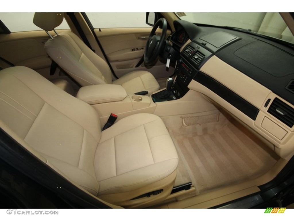 2007 X3 3.0si - Highland Green Metallic / Sand Beige photo #33