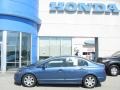 2007 Atomic Blue Metallic Honda Civic LX Sedan  photo #3