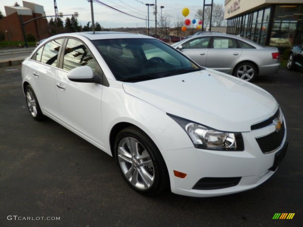 2011 Cruze LTZ - Summit White / Jet Black Leather photo #1